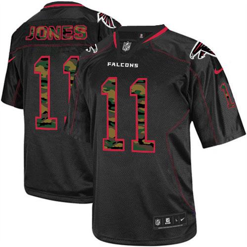 Nike Atlanta Falcons #11 Julio Jones Black Men's Stitched NFL Elite Camo Fashion Jersey
