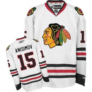 Chicago Blackhawks #15 Artem Anisimov White Stitched NHL Jersey