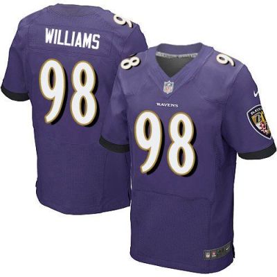 Baltimore Ravens #98 Brandon Williams Purple Men's Stitched NFL New Elite Jersey