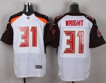 Tampa Bay Buccaneers #31 Major Wright White Men's Stitched NFL New Elite Jersey