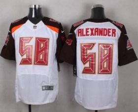 Tampa Bay Buccaneers #58 Kwon Alexander White Men's Stitched NFL New Elite Jersey