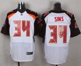 Tampa Bay Buccaneers #34 Charles Sims White Men's Stitched NFL New Elite Jersey
