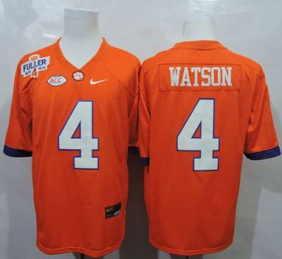 Clemson Tigers #4 Deshaun Watson Orange 1975-1978 Fuller Stitched NCAA Jersey