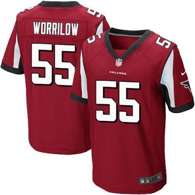 Atlanta Falcons #55 Paul Worrilow Red Team Color Men's Stitched NFL Elite Jersey