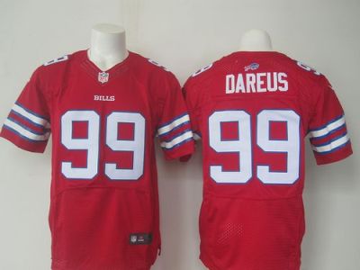 Buffalo Bills #99 Marcell Dareus Red Men's Stitched NFL Elite Rush Jersey