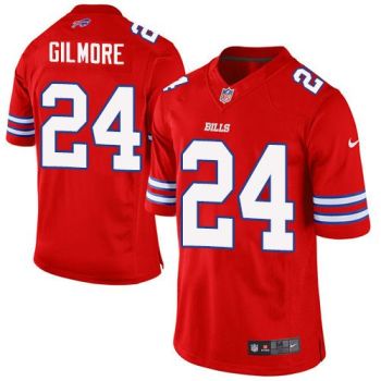 Nike Buffalo Bills #24 Stephon Gilmore Red Men's Stitched NFL Elite Rush Jersey