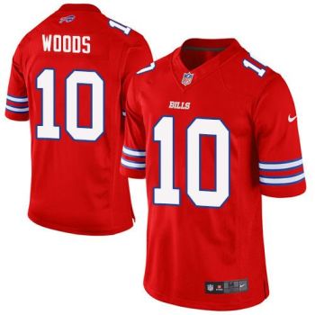 Nike Buffalo Bills #10 Robert Woods Red Men's Stitched NFL Elite Rush Jersey