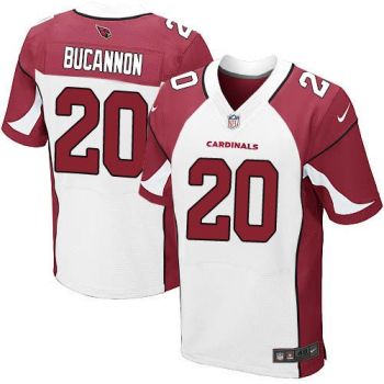 Nike Arizona Cardinals #20 Deone Bucannon White Men's Stitched NFL Elite Jersey