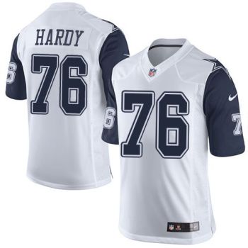 Nike Dallas Cowboys #76 Greg Hardy White Men's Stitched NFL Rush Jersey