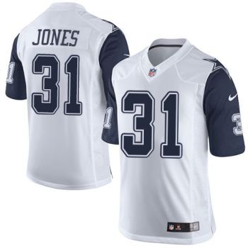Nike Dallas Cowboys #31 Byron Jones White Men's Stitched NFL Rush Jersey