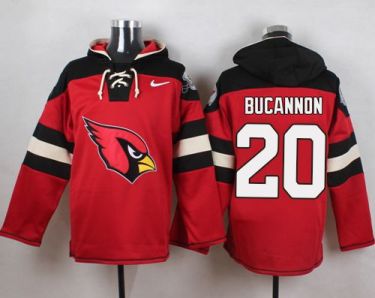 Nike Arizona Cardinals #20 Deone Bucannon Red Player Pullover NFL Hoodie