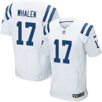Nike Indianapolis Colts #17 Griff Whalen White Men's Stitched NFL Elite Jersey