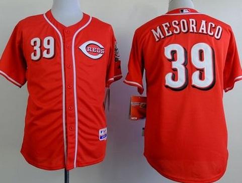Cincinnati Reds #39 Devin Mesoraco Red Cool Base Stitched Baseball Jersey