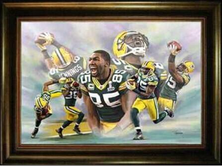 Green Bay Packers #85 Greg Jennings NFL Paints