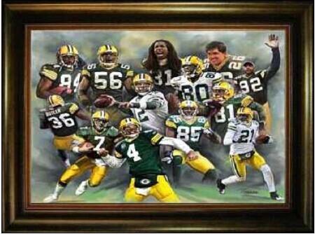 Green Bay Packers Team NFL Paints-001