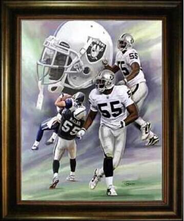 Oakland Raiders #55 Rolando McClain NFL Paints