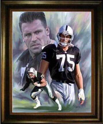 Oakland Raiders #75 Howie Long NFL Paints-001
