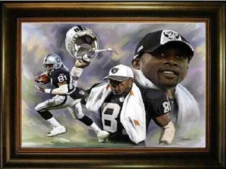 Oakland Raiders #81 Tim Brown NFL Paints
