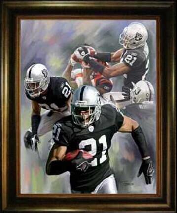 Oakland Raiders #21 Nnamdi Asomugha NFL Paints