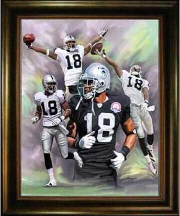 Oakland Raiders #18 Louis Murphy NFL Paints