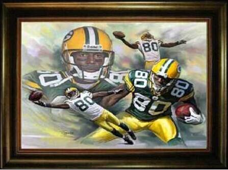 Green Bay Packers #80 Donald Driver NFL Paints