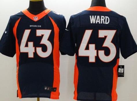 Nike Denver Broncos #43 T.J. Ward Navy Blue Alternate Men's Stitched NFL New Elite Jersey