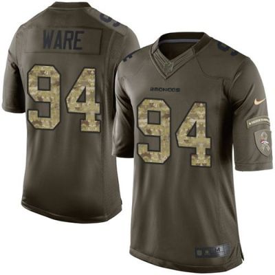 Nike Denver Broncos #94 DeMarcus Ware Green Men's Stitched NFL Limited Salute To Service Jersey