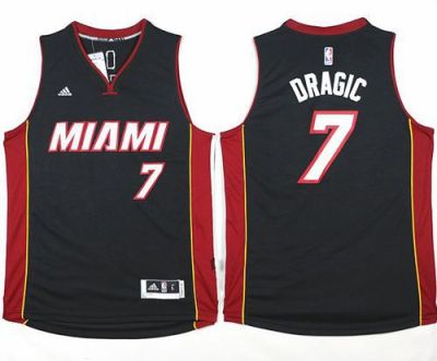Miami Heat #7 Goran Dragic Black Stitched NBA Jersey