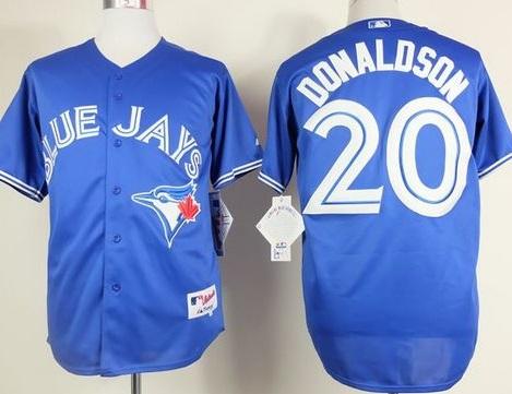 Toronto Blue Jays #20 Josh Donaldson Blue Alternate Cool Base Stitched Baseball Jersey