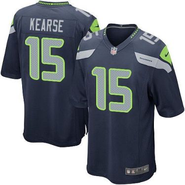 Youth Nike Seattle Seahawks #15 Jermaine Kearse Steel Blue Team Color Stitched NFL Elite Jersey