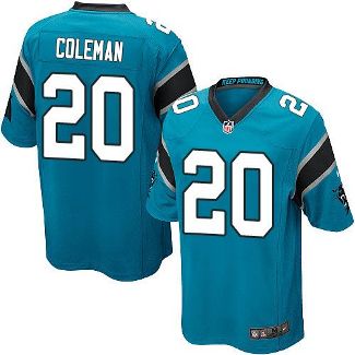 Youth Nike Carolina Panthers #20 Kurt Coleman Blue Alternate Stitched NFL Elite Jersey