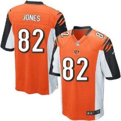Youth Nike Cincinnati Bengals #82 Marvin Jones Orange Alternate Stitched NFL Elite Jersey