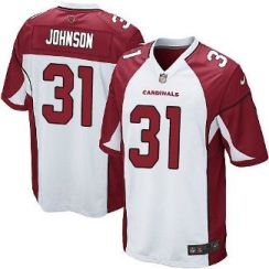 Youth Nike Arizona Cardinals #31 David Johnson White Stitched NFL Elite Jersey