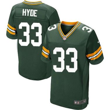 Nike Green Bay Packers #33 Micah Hyde Green Team Color Men's Stitched NFL Elite Jersey