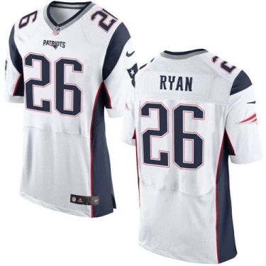 Nike New England Patriots #26 Logan Ryan White Men's Stitched NFL New Elite Jersey