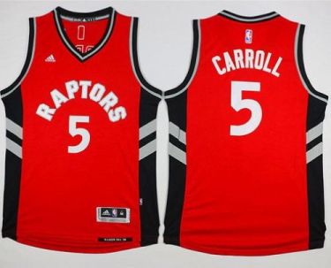 Toronto Raptors #5 DeMarre Carroll Red Stitched NBA Jersey