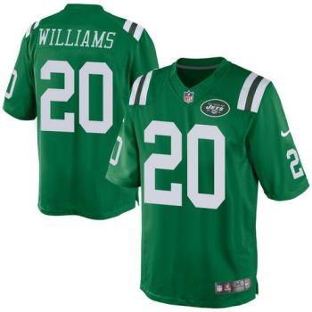 Nike New York Jets #20 Marcus Williams Green Men's Stitched NFL Rush Jersey