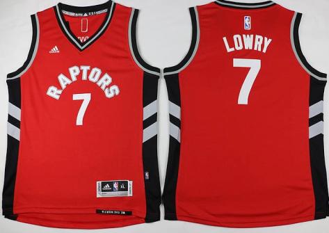 Youth Toronto Raptors #7 Kyle Lowry Red Stitched NBA Jersey