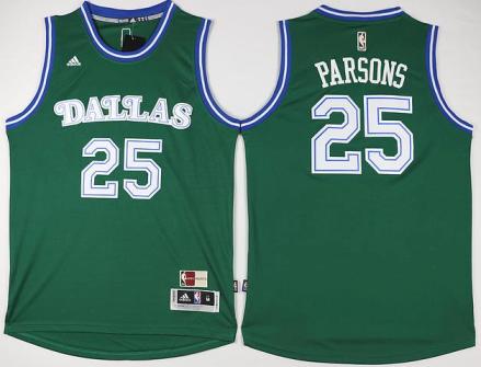 Dallas Mavericks #25 Chandler Parsons Green Revolution 30 Stitched NBA Jersey