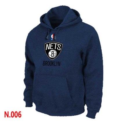Mens Brooklyn Nets Dark blue Pullover Hoodie
