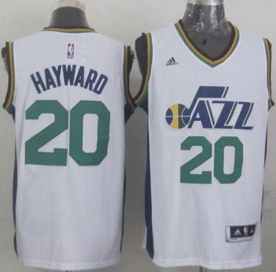 Utah Jazz #20 Gordon Hayward White Stitched Revolution 30 NBA Jersey New Style