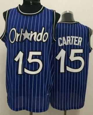 Orlando Magic #15 Vince Carter Blue Throwback Stitched NBA Jersey