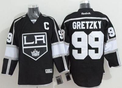 Los Angeles Kings #99 Wayne Gretzky Black Home Stitched NHL Jersey