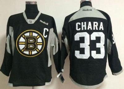Boston Bruins #33 Zdeno Chara Black Practice Stitched NHL Jersey