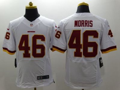 Nike Redskins #46 Alfred Morris White Men's Stitched NFL New Elite Jersey