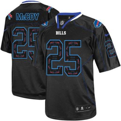 Nike Buffalo Bills #25 LeSean McCoy Lights Out Black NFL Elite Jersey