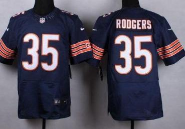 Nike Chicago Bears #35 Jacquizz Rodgers Navy Blue Stitched NFL Elite Jersey