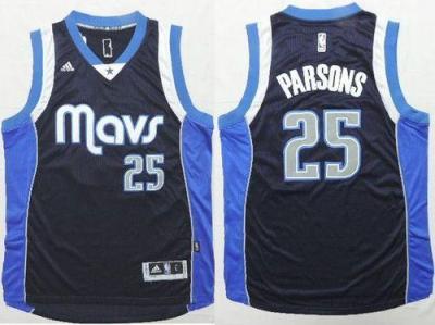 Dallas Mavericks #25 Chandler Parsons Navy Blue Revolution 30 Stitched NBA Jersey