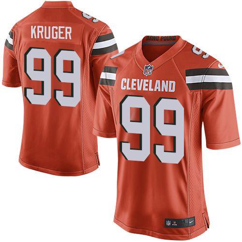 Nike Cleveland Browns #99 Paul Kruger Orange Stitched NFL Elite Jersey