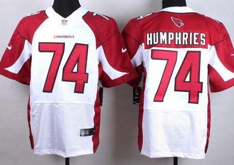 Nike Arizona Cardinals #74 D.J. Humphries White Stitched NFL Elite Jersey
